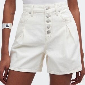 NWT Madewell '90s Mid-Length Jean Short in Vintage Canvas Waist 27